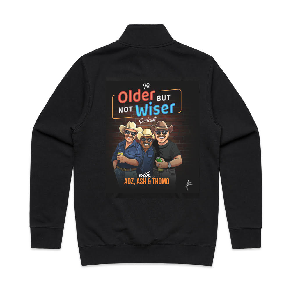 2026 LADIES - OBNW 'The Boys' Half Zip Crew Jumper